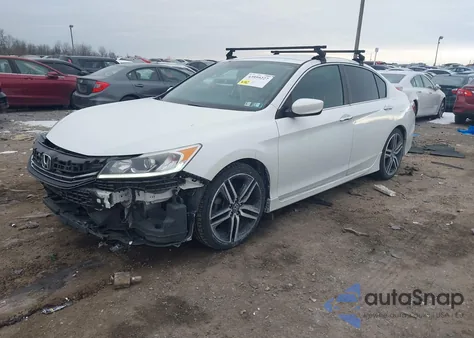 2017 Honda Accord Sport Se из США, поврежденный, VIN 1HGCR2F10HA300305